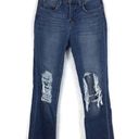 L'Agence L’agence Daria High Rise Distressed Cropped Straight Jeans Size 24 Photo 3
