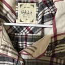 Style & Co Women’s long sleeve plaid shirt. . Size 3X. Photo 4