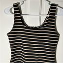 Iris  bodycon striped tank dress size medium Photo 3