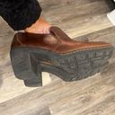 Born concept  boc Carla Brown Oiled Leather Lug Sole Booties boot Shoes 8.5 Photo 4