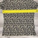 Blooming Jelly Tan & Black Leopard Print Short Sleeve Women’s T-Shirt Size Large Photo 6