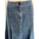 White House | Black Market  Denim Flare Skirt size 8 Photo 1