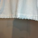 Garnet Hill  Coastline Linen Sleeveless Scalloped edge top, size XS Photo 7