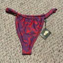 Skatie NWT  Rincon Bikini Cheeky Skimpy Bottoms High Leg- Size Large Photo 3