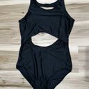 Zyia NEW  Active Black Open Core One Piece Swimsuit Women’s XL Photo 3