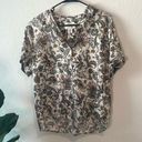 Rachel Zoe  100% linen size medium paisley top Photo 0