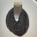 BEARPAW Black Brown Popcorn Infinity Knit Scarf and Mitten Set New! Photo 0