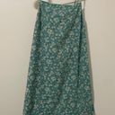 American Eagle Teal Floral Dress Photo 1