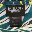 Beach Club Palisades  Tropical‎ Swim Cover Up Bamboo Semi-Sheer Textured XL/XXL Photo 11