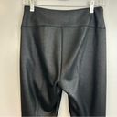 White House | Black Market WHBM Black Snakeskin High Waisted Faux Leather Runway Leggings Size 6 Photo 5