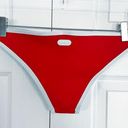 Hoaka Swimwear  Hawaii Red Modern Bikini Bottom Photo 1