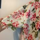 Show Me Your Mumu Brie Short Garden of Bloom Floral Kimono Robe One Size Photo 5