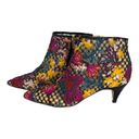 Sam Edelman New  Women's 8.5 Kinzey Floral Pointed Bootie Kitten Boots Shoes Boho Photo 7