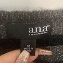 a.n.a  Gray Metallic Sparkled Sweater Photo 4