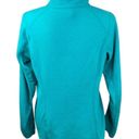 The North Face  Teal Fleece 1/4 Zip Pullover Top ~ Jacket ~ Women's Size LARGE Photo 4