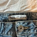 ZARA straight leg blue jeans Photo 2