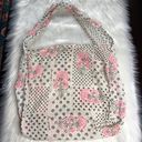 Free People Pink and Black Print Tote Bag Photo 0