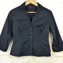 Cinch Opera Y2K Vintage Button Front Shirt Womens S Black Waist  ¾ Sleeves Photo 1