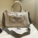 Prada  Canapa Small with Sling Photo 0