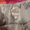 Nike  DRI-FIT orange and purple athletic shirt with built in brief size L Photo 2