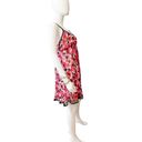 Oscar de la Renta  Pink Label Romantic Poppy Floral Negligee Slip Nighty, S Photo 2