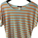 Blush VINTAGE  Striped Tee Y2K Shirt Basic Stylish Trendy Cute Womens Plus Size Photo 1