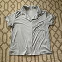 Nine West  baby blue ribbed matching button up pajamas & shorts size M/L Photo 4