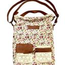 American Eagle NEW  Floral Cottage Core Crochet Leather Shoulder Bag Photo 0