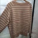 T Tahari New Women’s Plus  Striped Crew Sweater Photo 4