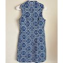 Mud Pie  'Mia' Sleeveless Crochet V Neck Shift Dress Size Small Blue China Photo 3