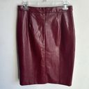 Sunday in Brooklyn Anthropologie  Maxine Faux Leather Skirt Sz Sm Petite Photo 5