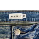 Cello Ms.  Women's Jean Shorts Sz 2X Denim Frayed Hem High Rise Distressed Photo 2