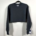 Champion  NWT Boxy Oversized Women Crew Neck Black Sweatshirt Women Small Photo 0