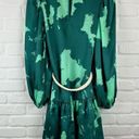 Alexis  x Target Green w/ Puff Sleeves Long Sleeve Rope Belt Tiered small Photo 2