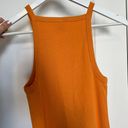 Old Navy Orange Ribbed Dress Photo 2