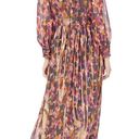 Donna Morgan  Ruffle Mock Neck Long Sleeve Shimmer Dress Photo 8