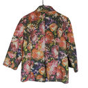 W By Worth Colorful Floral Netted Button Front Jacket Women Sz 12 Photo 8