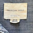 American Eagle AE Boyfriend Fit Denim Shirt - Small Photo 3