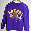 Nba  Los Angeles Lakers Purple Sweatshirt Size Small Photo 0