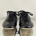 Lacoste Y2K Black Pink Shiny Patent Leather Shua 2 Casual Bowler Track Sneakers Photo 2