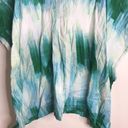 Natori  Kraftan womens green and white blouse top size 3x Photo 3