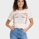 Budweiser Women's White  Short Sleeve Graphic T-Shirt Photo 0