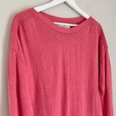 Magaschoni Cashmere Women’s Boat Neck Long Sleeve Sweater in Pink Size Large Photo 2