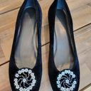 Gap  Velvet Flats with Beaded Design Size 8 Photo 0