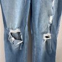 Hollister  Curvy High Rise Dad Jean Distressed Jeans Denim 3S W26 L29 Photo 5