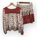 Spell & The Gypsy Collective Spell & the Gypsy SET Womens size Small Rosewood Elle Boho Blouse Mini Skirt NEW Photo 3