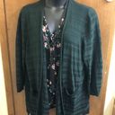 Lane Bryant Green Textured Cardigan Photo 0