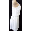 The Loft "" WHITE EYELET OVERLAY TOP CAREER CASUAL DRESS SIZE: 8 NWT $80 Photo 9