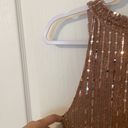 Essue Limited Time Sale NWT Gold Sequined Blouse Photo 5