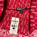 EXPRESS NWT Vintage Y2K  Paisley Micro Mini Skirt Photo 2